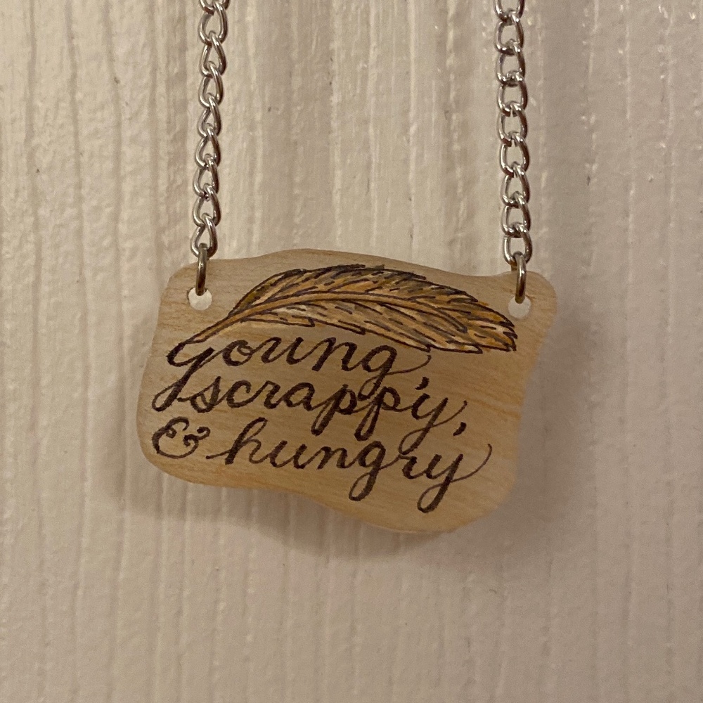 Hamilton Quote Necklace
